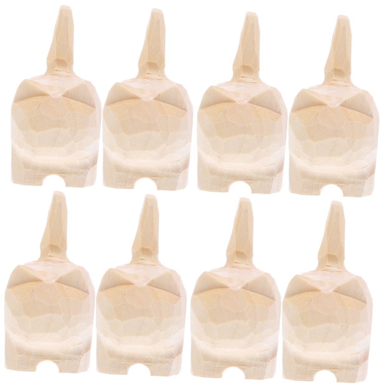 GREENADSCAPE 8 Piezas Registro De Tiburón Ballena Decoración De Escultura Decoración De Estatua De Gato Figuras Talladas De Gatos Escultura Geométrica De Gato Estatuilla De Ballena Mini Tilo