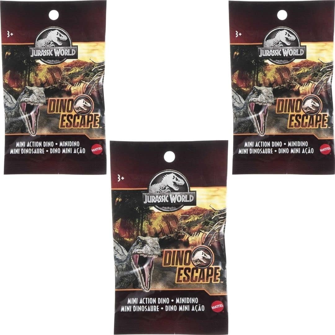 Jurassic World Dino Escape Mini Dinosaur Action Figure with or