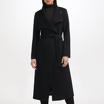 Kenneth Cole Women's Wool-blend Belted Maxi Coat