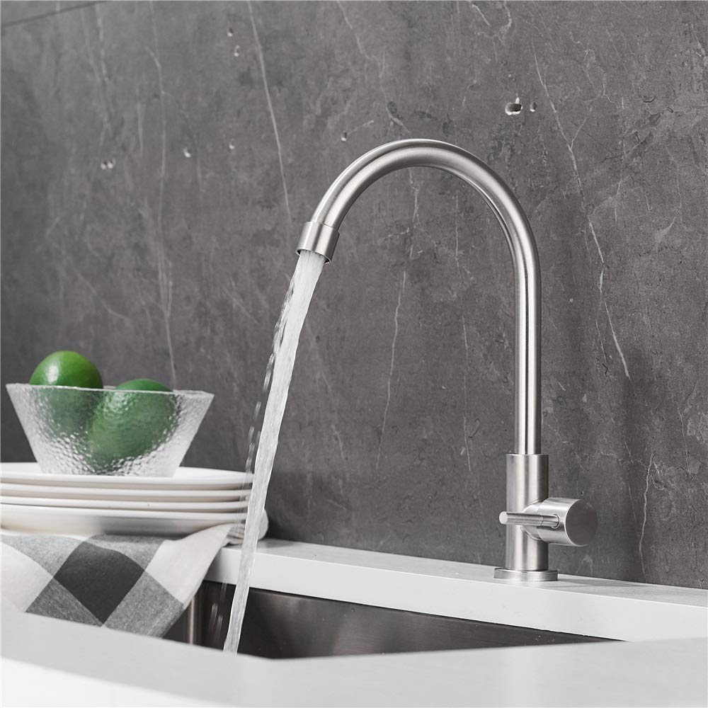 Robinet anti-corrosion en acier inoxydable pour stopper les fuites de lavabo