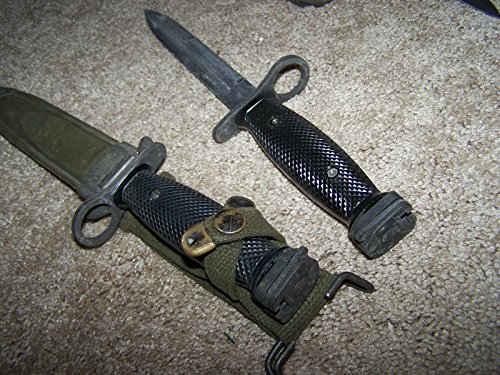 M7 Knife Bayonet Imperial Fighting & M8A1 Sheath Scabbard + Us P38 Can Opener #TOP7