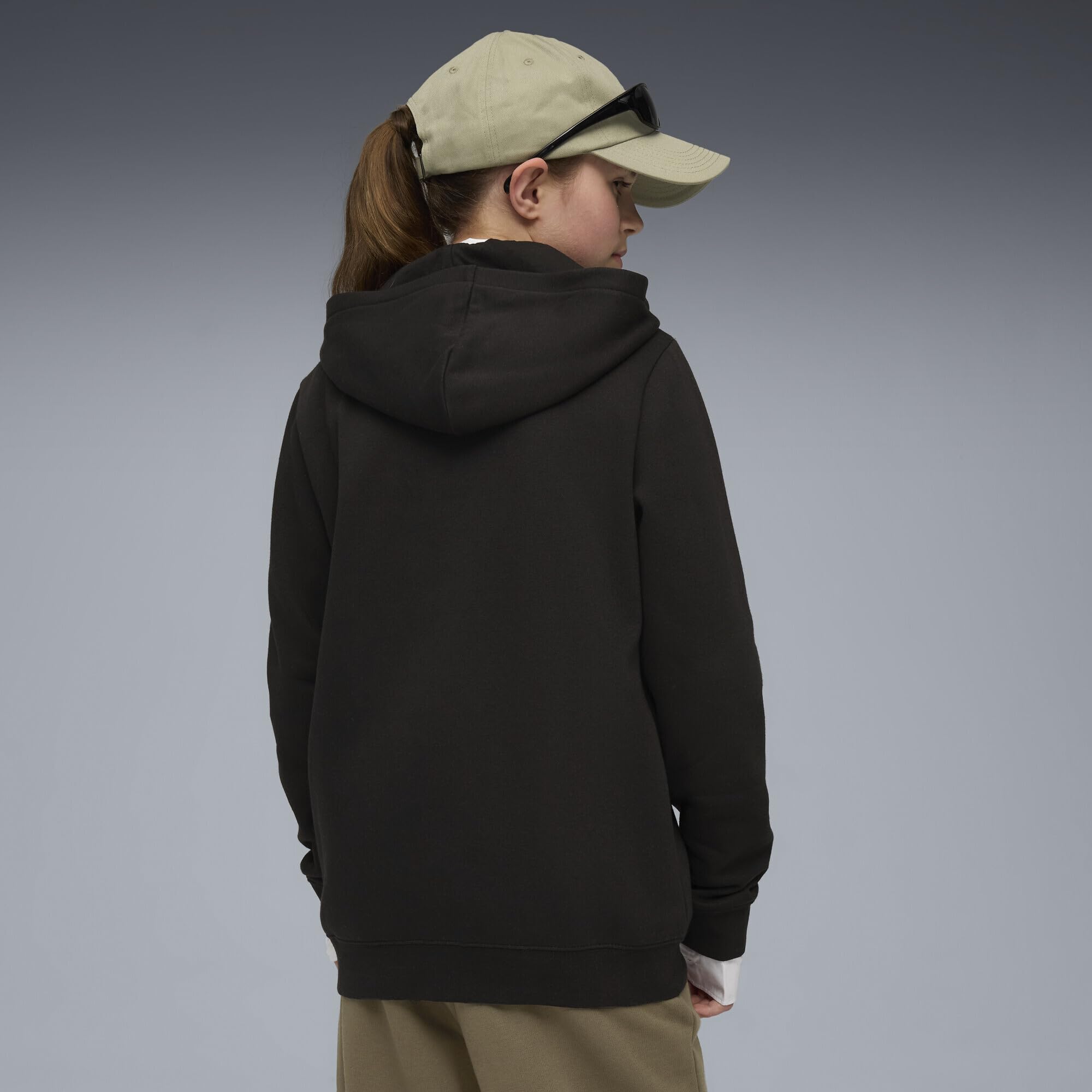PUMA Sudadera con Capucha y Cremallera Essentials Script Niño
