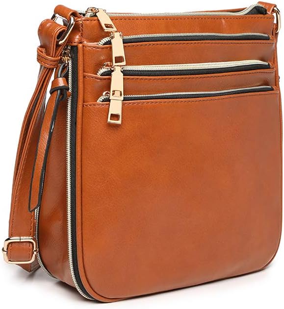 Miss Lulu Crossbody Shoulder Bag Small Satchel PU Leather For Lady Women