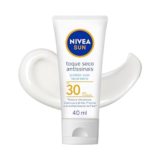 NIVEA SUN Protetor Solar Facial Toque Seco Antissinais FPS30 40ml