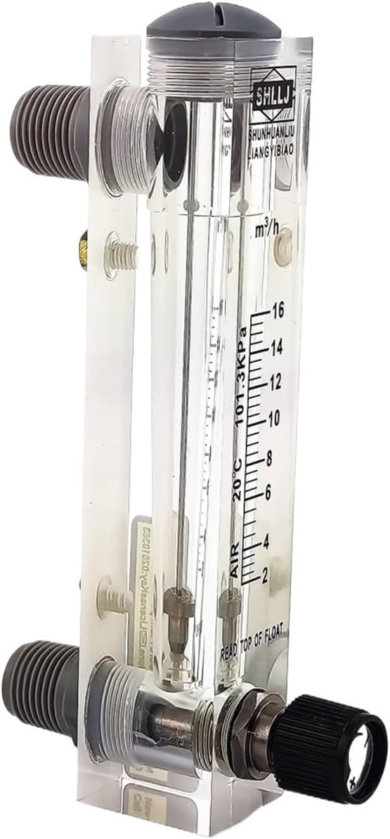 LZM-15 panel type flowmeter(flow meter) for gas/air with control valve 1/2BSPT Screw thread(1-10NM3 PH for gas)