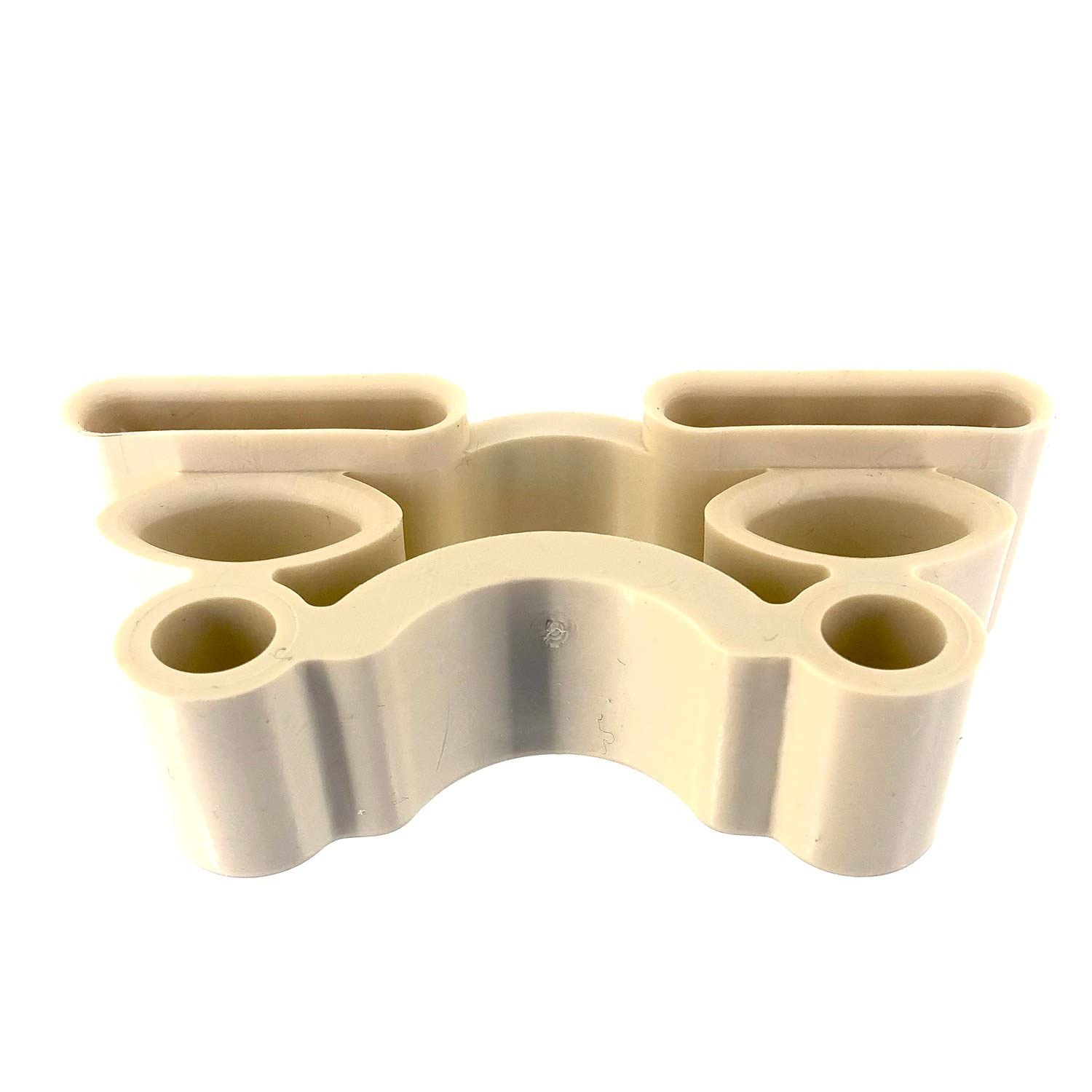 Soluko - Kit 4 Supporti ammortizzati porta doghe da 38mm a 2 posti mod. SEBS