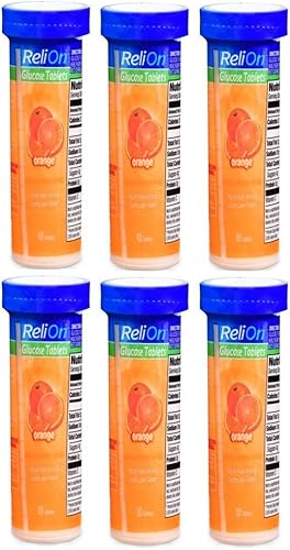 Miniatura 6 de ReliOn Glucosa Fruit Punch, 10 tabletas, tubo para llevar.