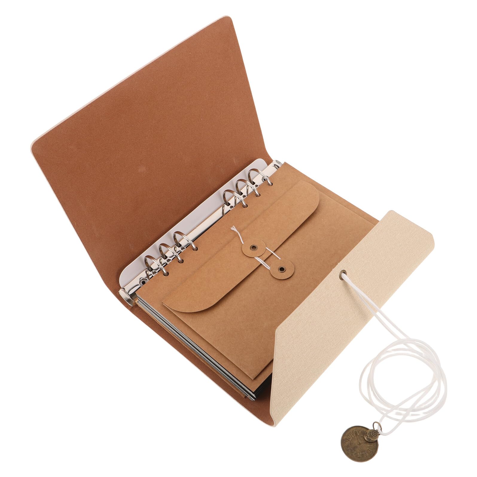 Álbum de Fotos DIY de Hojas Sueltas Beige para Recuerdos