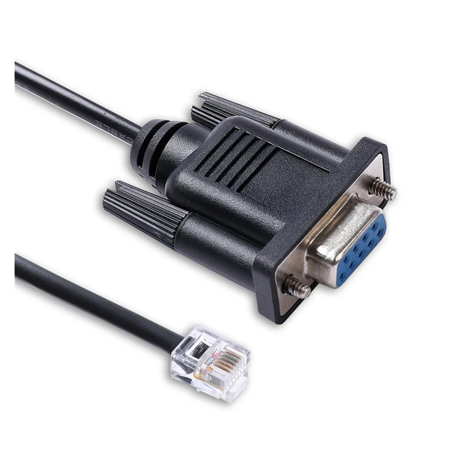 PLC Programming Cable DB9 Female RS232 Serial to RJ12 6P6C for DL05 DL06 DL105 DL205 D3-350 D4-450 D2-DSCBL(2.98M)
