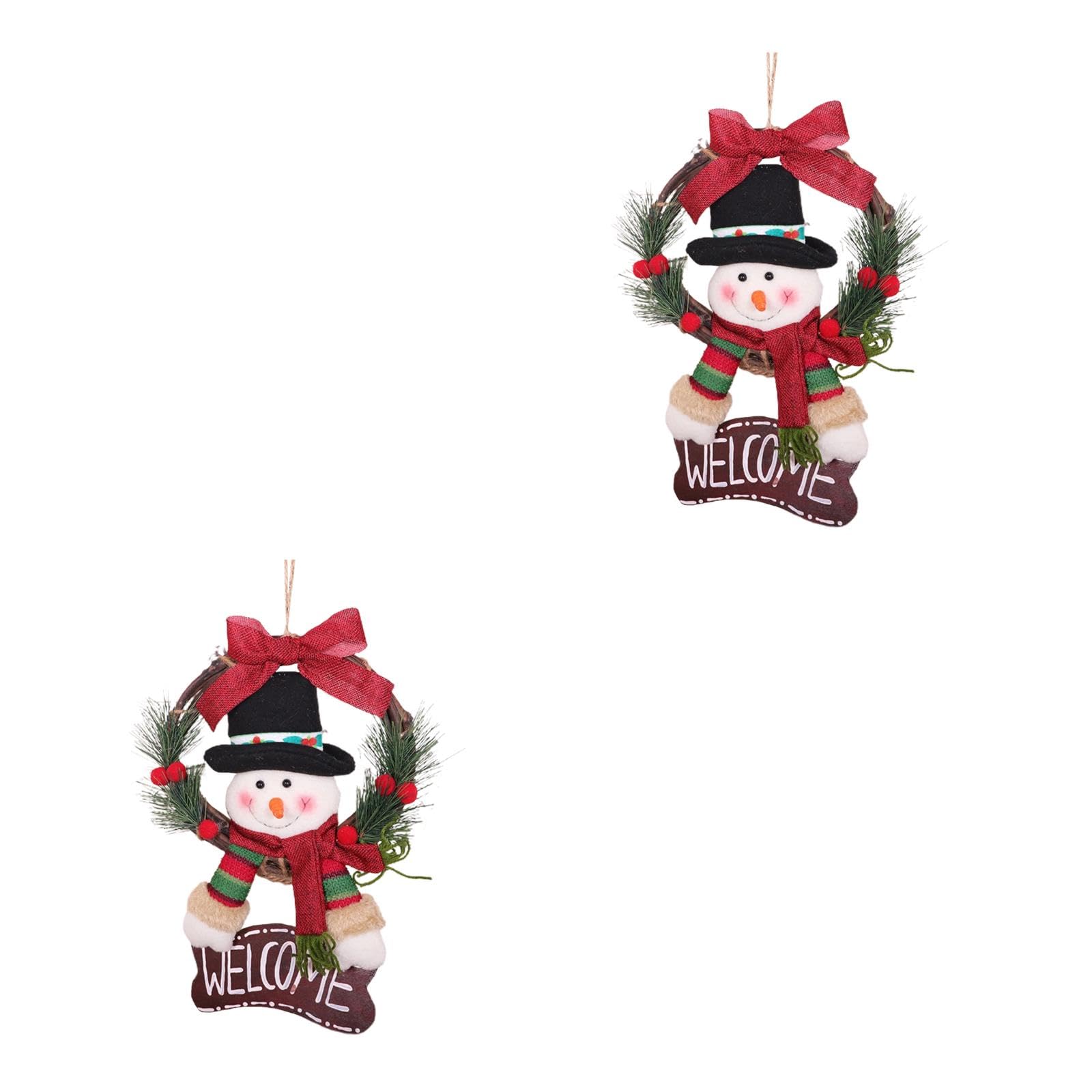 Guirlande de Noël 2 pièces résolvez le manque d'espace avec ce décor suspendu