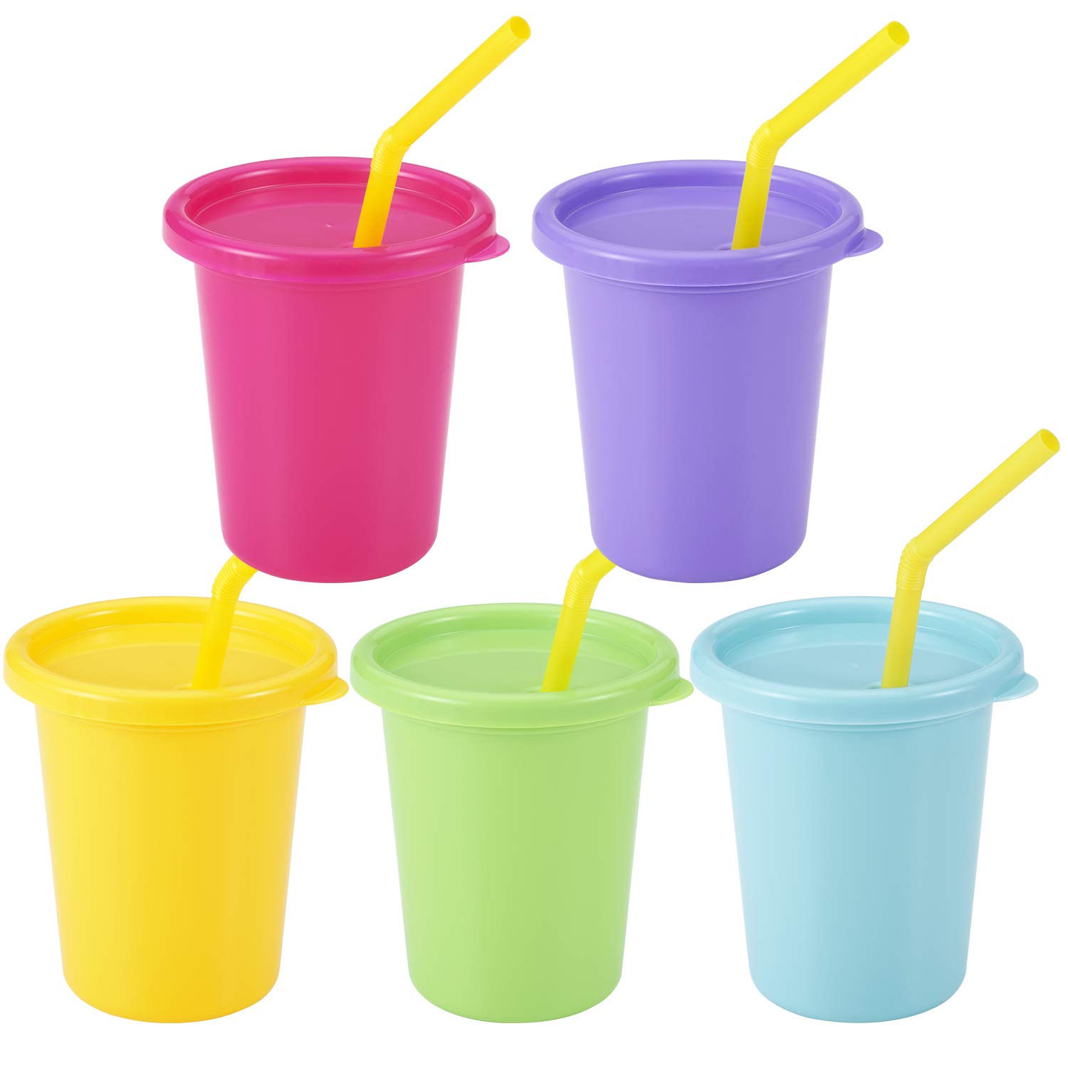 Amazon.co.jp: レック カラフル ストローカップ S 180ml ( 5色