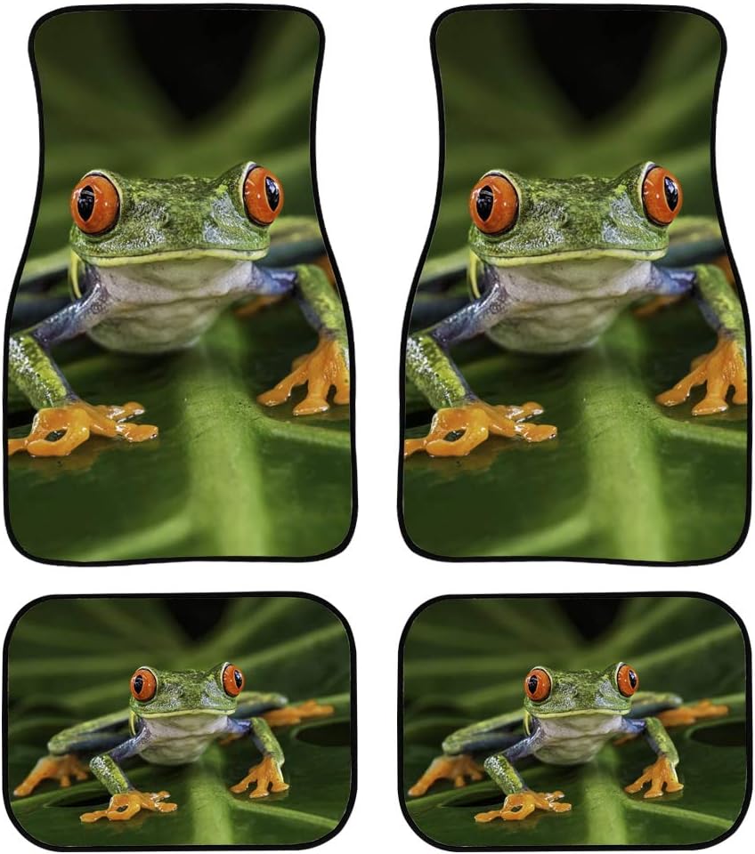 Frog Set of 4 Universal Fit Custom Carpets Car Floor Mats Carpet Car SUV Trucks for Women