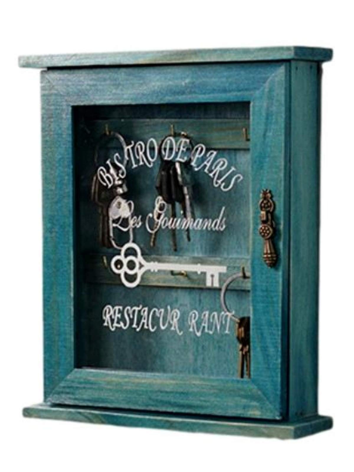 キーフック ケース 昭和レトロ 当時物 インテリア アンティーク ビンテージ 青 Amazon｜[Hkyna] アンティーク インテリア 鍵 収納 壁掛け キー