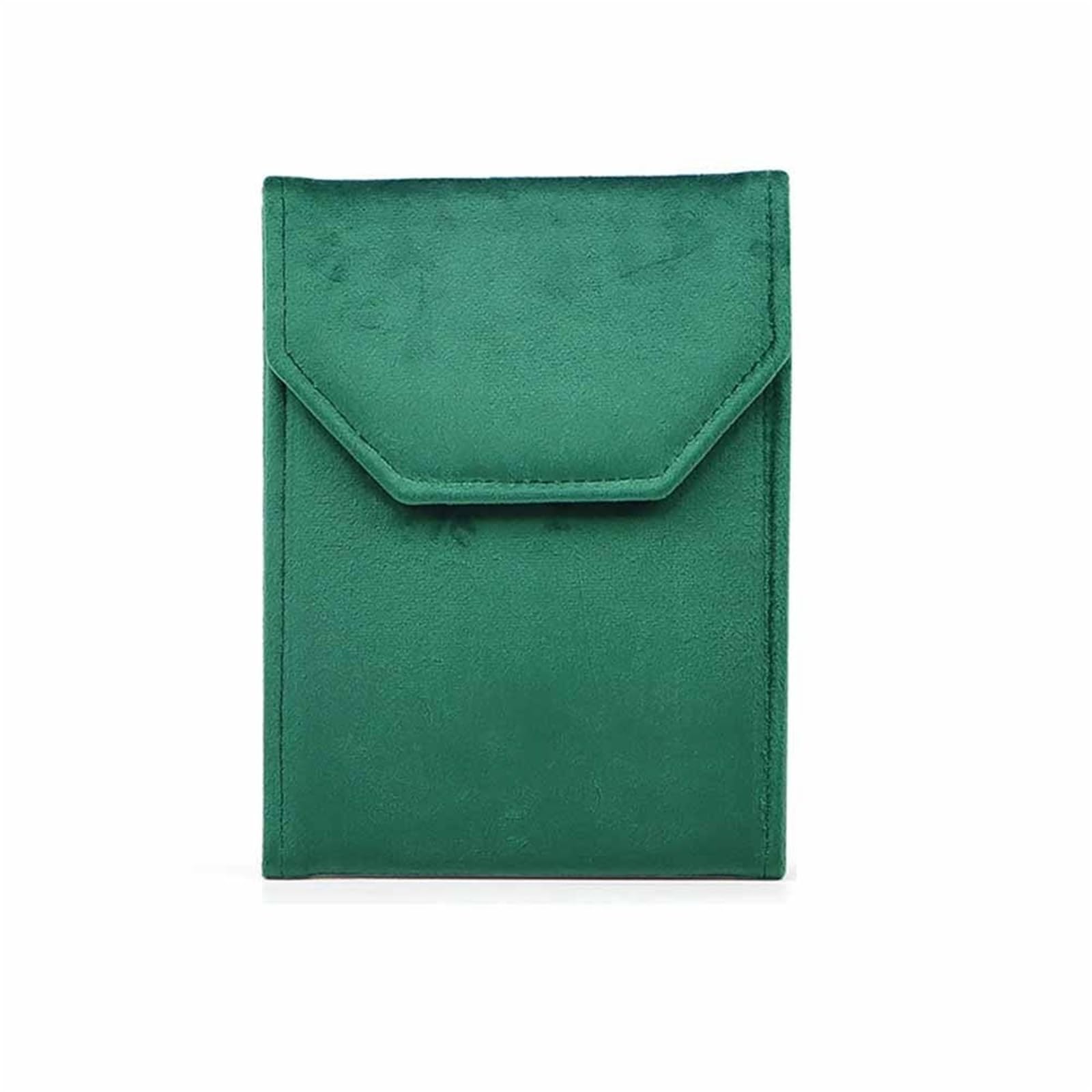 WLIHDB 3Pcs Velvet Material Jewelry Pouch Foldable Design Snap Button Closure Necklace Organizer Bag Soft Lining Storage for Jewellery
