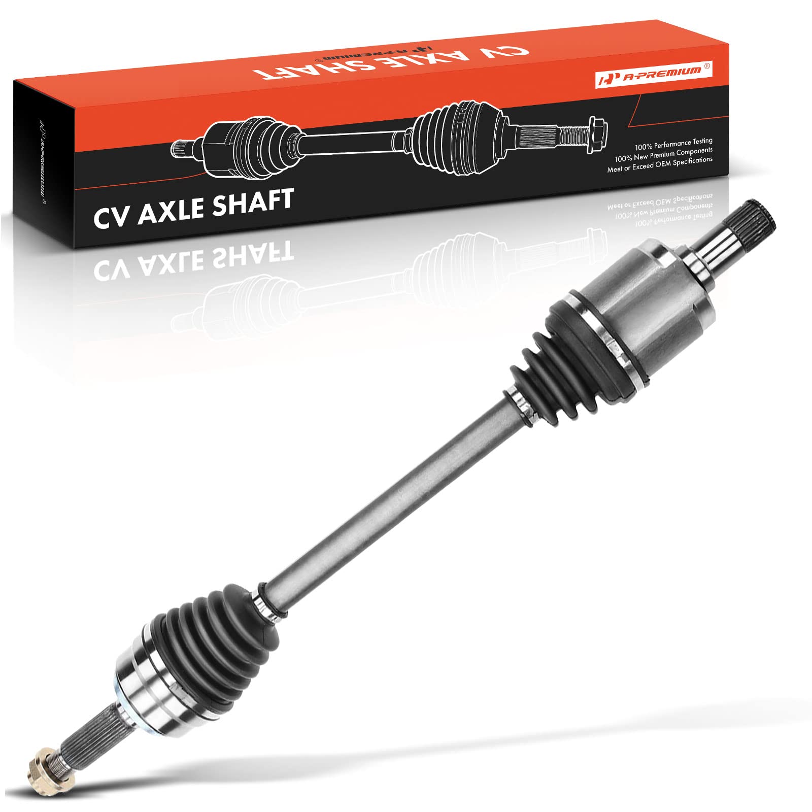 A-Premium CV Axle Shaft Assembly Compatible with Acura MDX ZDX 2010-2013 V6 3.7L, Front Left Driver Side, Replace# 44306STXA51