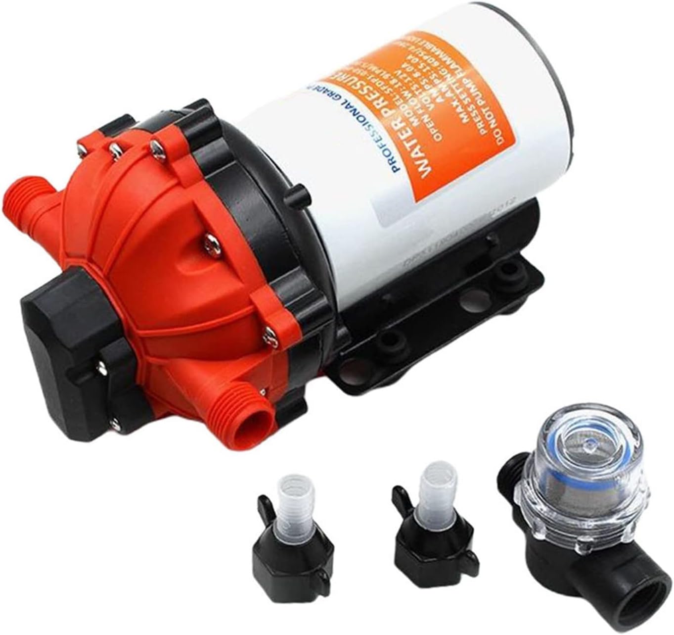 Adjustable Small Submersible Pump 24V 60psi 55-Series Diaphragm Water Pressure Pump Boat Accessories