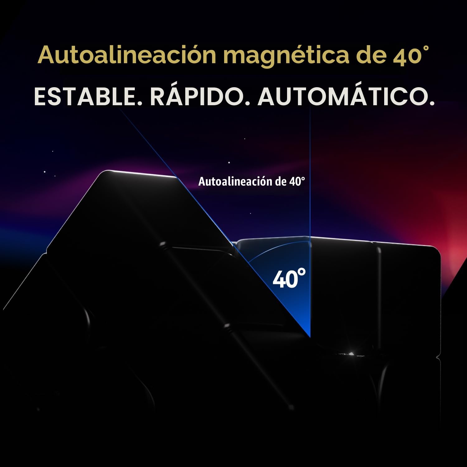 GAN 16 Maglev MAX Speed Cube 3x3, Magnético Profesional Cubo, Ajuste Digital de la Tensión, Juguete Educativo para Niños y Adultos, 2025 Peak Flagship(UV Coated)