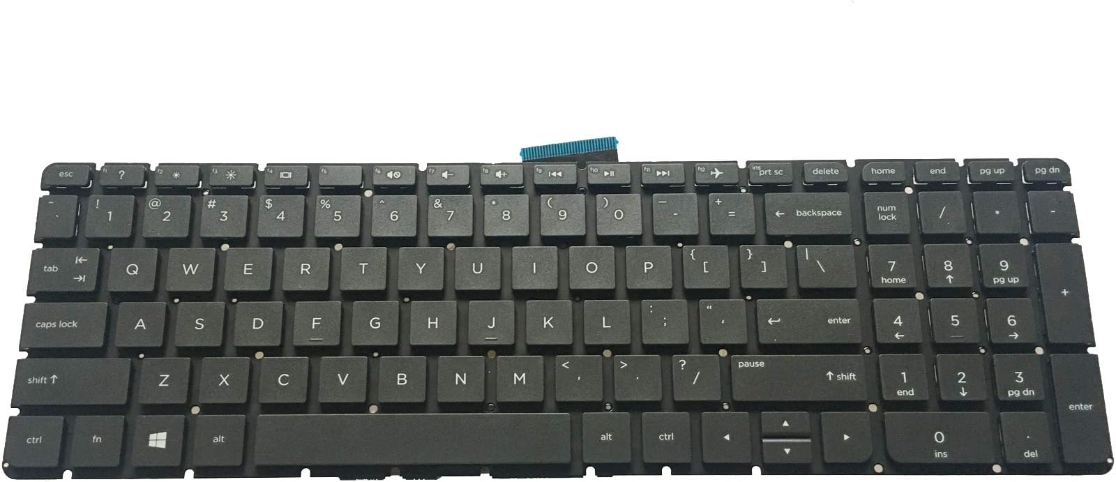 English keyboard for hp Pavilion 15-bk020wm 15-bk021nr 15-bk163dx 15-bk193ms 15-aw017ca 15-aw053nr 15-aw054sa 15-aw057nr 15-aw065sa 15-aw068nr 15-aw094nr 15-aw167cl Envy 15-ar010ca 15-ar052sa 15-ar052