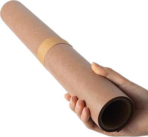 Vista 260 de Wooqu Paño de libro de piel sintética, base recubierta de poliuretano y no tejida, aspecto de cuero, suave, 17 x 29 pulgadas, para encuadernación