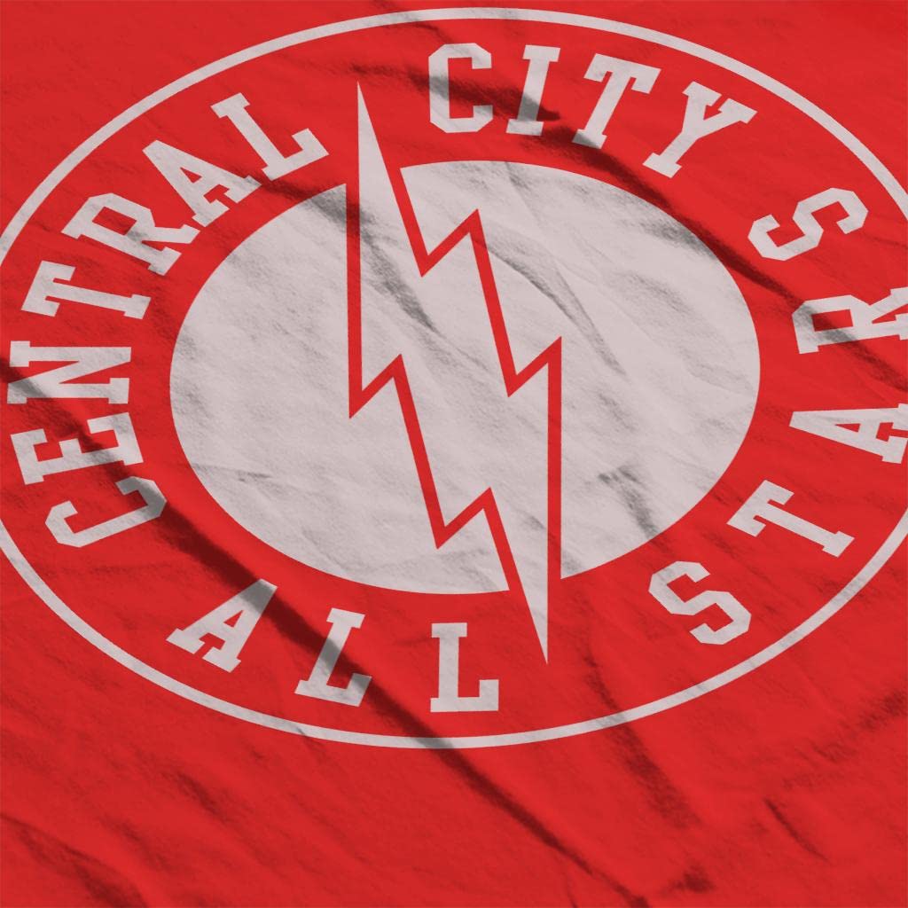 All+Every Bluza damska z logo Flash Central City All Stars Lightning, Czerwony, XXL