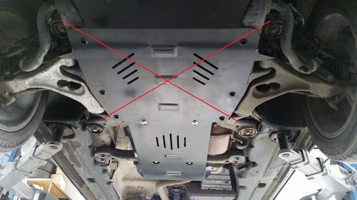 compatibile con Protezione di acciaio per il cambio automat Volkswagen Touareg 7L (2003-2010)