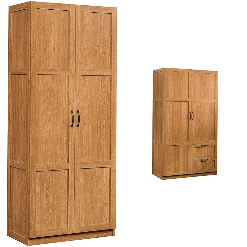 Photo 1 of Sauder Storage Cabinet, Highland Oak Finish & Storage Cabinet, Highland Oak Finish