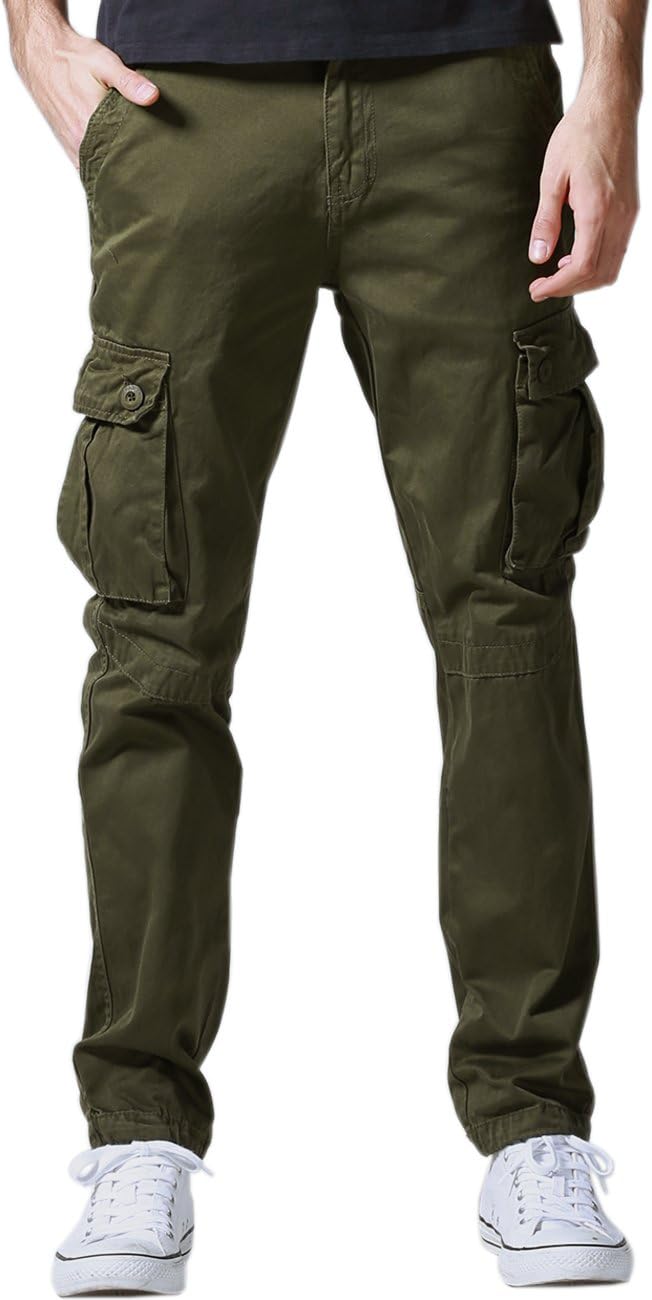 Matchstick Men's Casual Cargo Trousers#6531