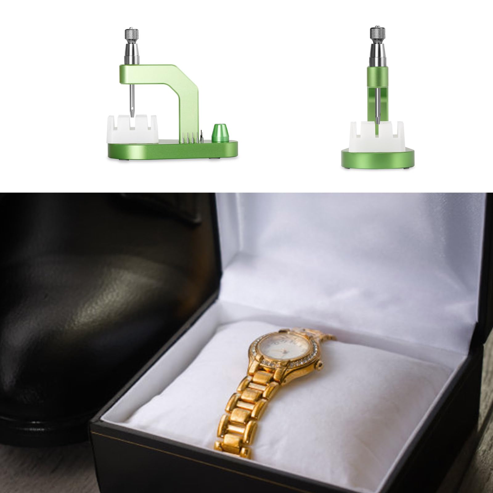 Herramienta profesional de extracción de eslabones ajustables para quitar correas de reloj, herramienta de reparación de relojes