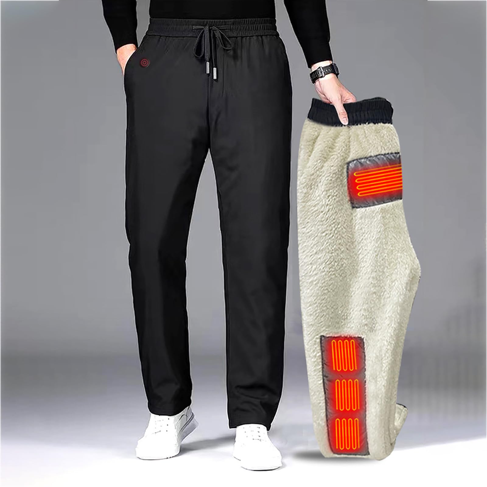 Genérico 10 Pantalones Calentadores para Hombres y Mujeres, Pantalones de chándal Térmicos al aire libre
