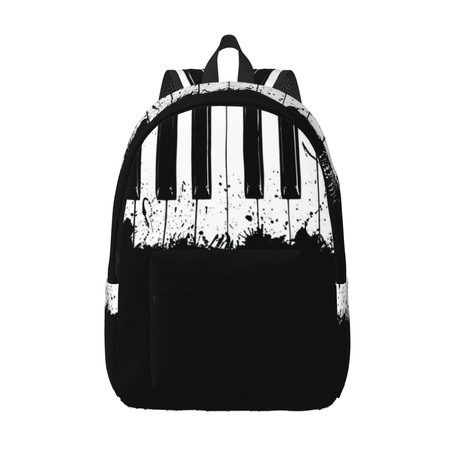 Mochila universitaria para el campus y escapadas de fin de semana con diseño musical 8