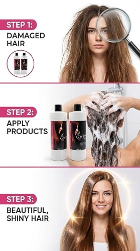 Miniatura 4 de Keratina kera Fruit 16oz/16.9 fl oz. kit con champú. Tratamiento De Keratina Alisado profundo