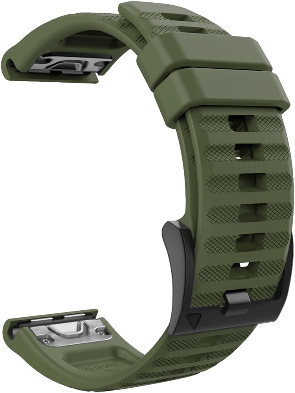 MoKo Watch Strap Compatible with Garmin Fenix 7/6/6 Pro/5/5 Plus/Forerunner 945/935/Approach S62/S60/Instinct/MARQ, 22mm Quick Fit Silicone Adjustable Replacement Watch Band, Army Green
