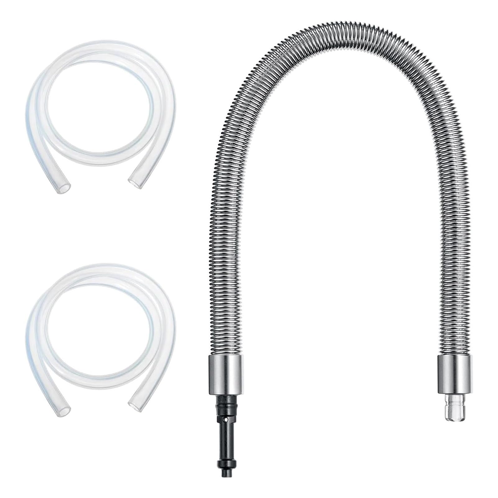GTYLF Milk Casing Hose Stainless Steel Milk Frothing Assembly Milks Foam Tube with HP1 / HP3 Adapter Pipe Tube
