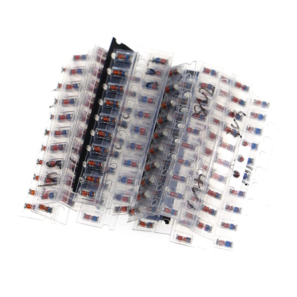 220PCS 1206 SMD Zener Diode Kit Assortimento LL34 0.5W 1/2W 3V-51V 22 Modelli Ciascuno dei 10PCS