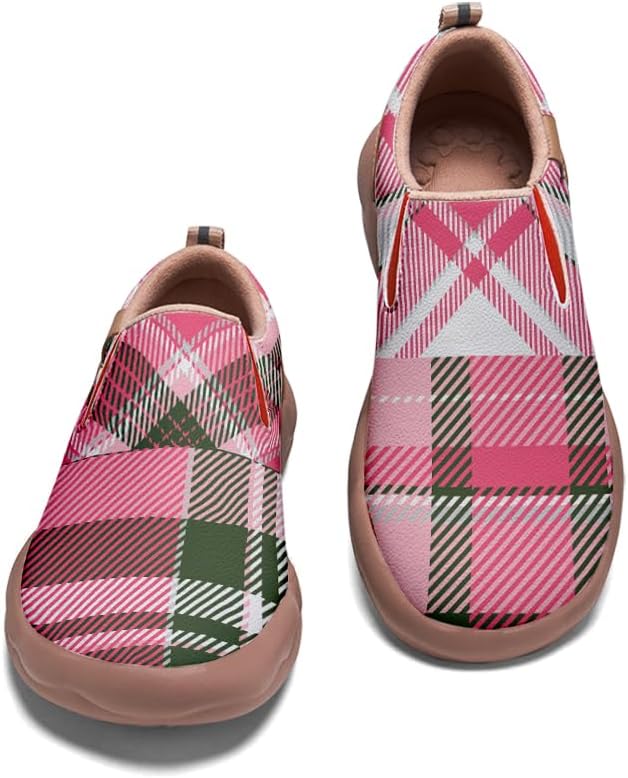 Kid's Casual Walking Travel Shoes Slip On Loafers Lightweight Comfort Art Painted Flats Cashew Floral Print Bandana Style