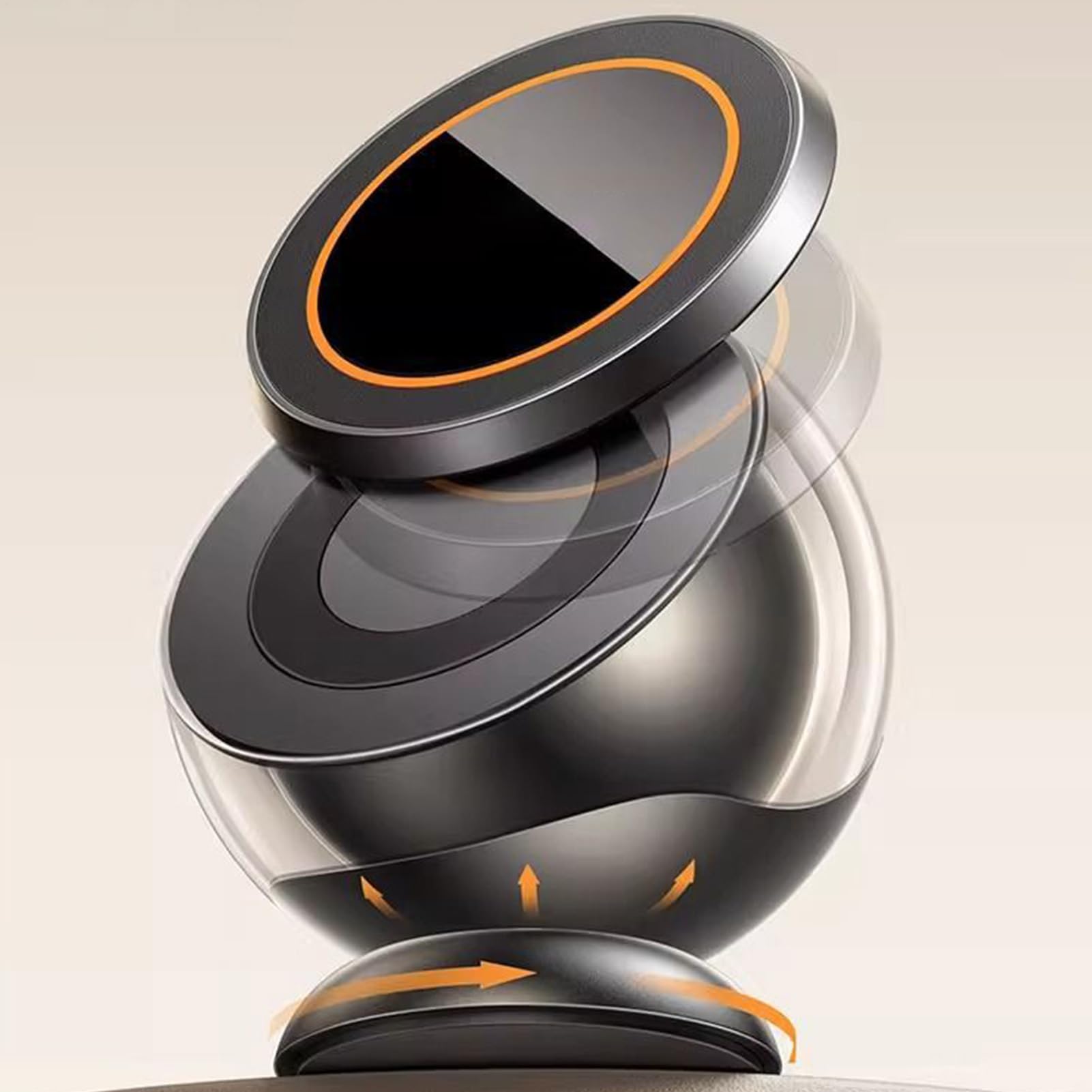 Soporte Magnético para Teléfono Potente para Móvil | Montura Giratoria Rotativa Para Interior De Coche Parabrisas Y Espejos