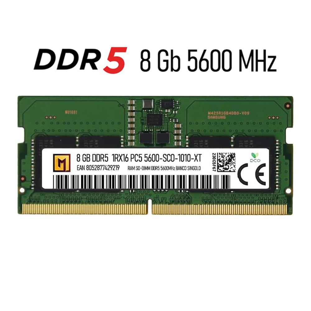 MG Memoria RAM SO-DIMM DDR5 8GB 5600MHz