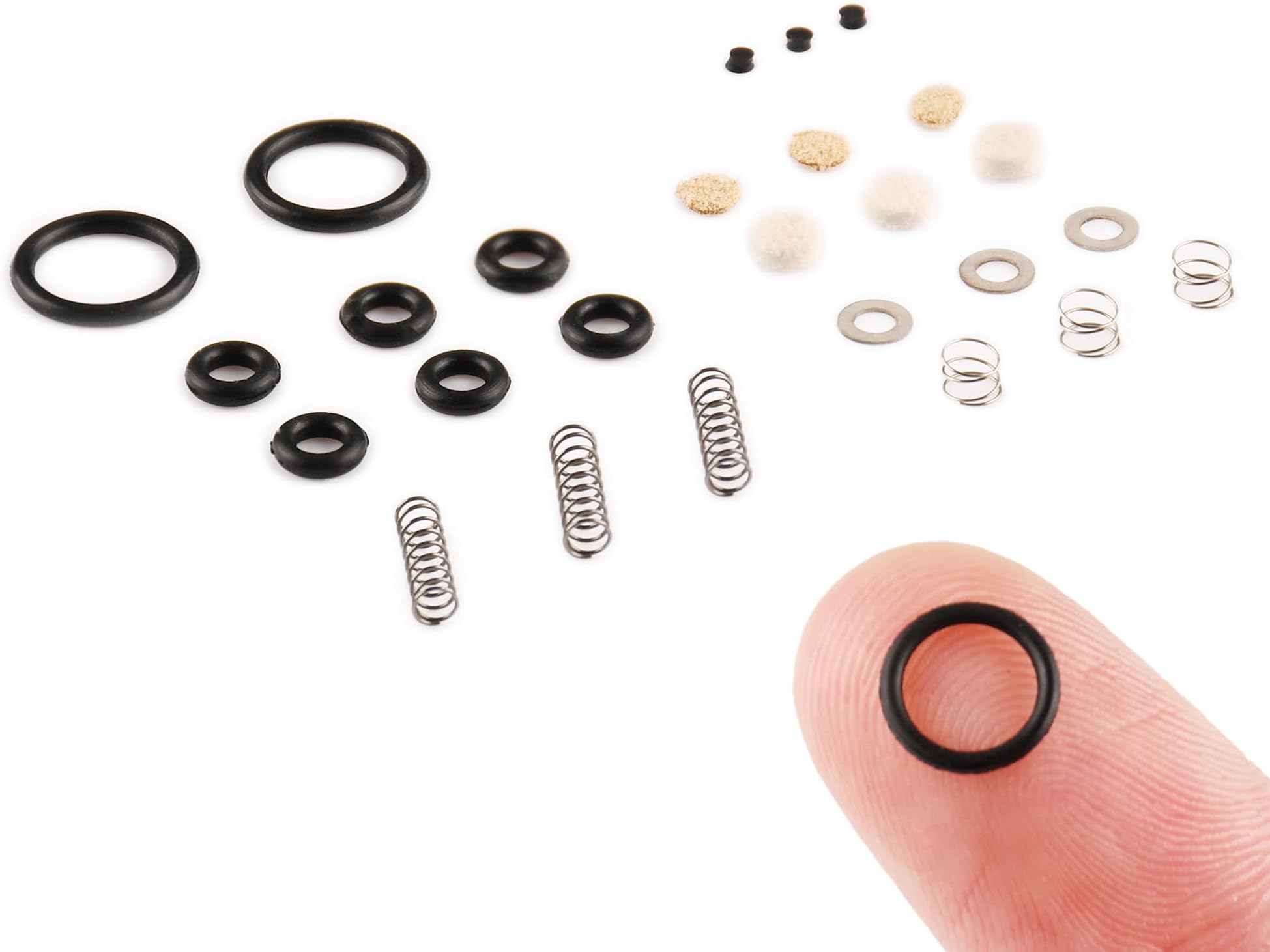 Dunhill Rollagas Lighter Repair Kit - Includes 9 O-rings, 3 Needle Springs, 3 Flame Control Valve Sponges and 3 Rubber Plugs for Needle Valve etc