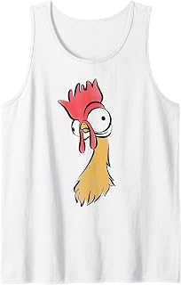 Moana Heihei Rooster Chicken Big Face Costume Tank Top