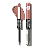 Revlon Liquid Lipstick with Clear Lip Gloss, ColorStay Overtime Lipcolor, Dual Ended with Vitamin E, 540 Unstoppable Nude, 0.07 Fl Oz
