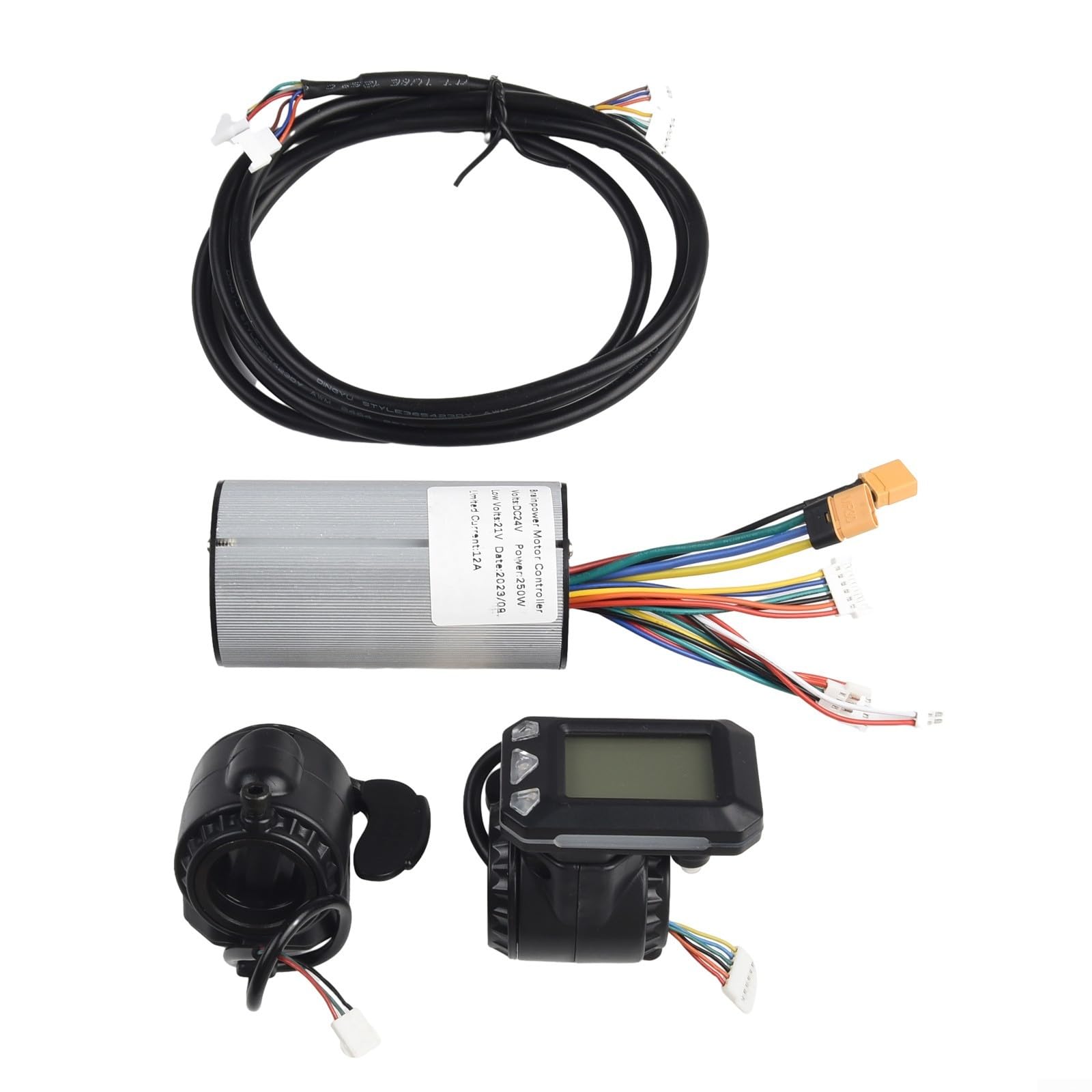 Electric Scooter Bike Controller LCD Monitor Brake Set, 24/36V Electric Scooter Accessory Replacement For Folding Scooter Controller(36V)
