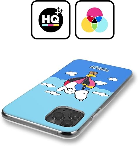 Miniatura 2 de Head Case Designs Funda de gel suave con licencia oficial de Peanuts Snoopy & Woodstock Balloon Halfs and Laughs compatible con Apple iPhone 15 Pro