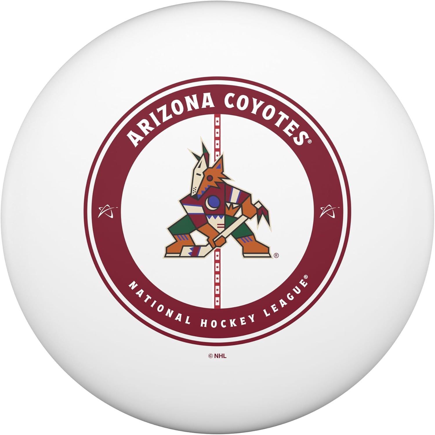 Prodigy Disc NHL Home Ice Stamp Basegrip M Model S | ACE Line Stable Disc Golf Midrange Disc | Grippy Plastic with Comfortable Feel | 177-180g Arizona Coyotes