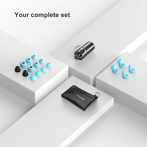 Miniatura 4 de Tapones para los oídos para reducir el ruido del sueño, reutilizables, conciertos, enfoque, viajes, trabajo, alta fidelidad, 7 pares de orejeras,