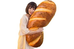 Levenkeness 3D Simulation Bread Plush Pillow