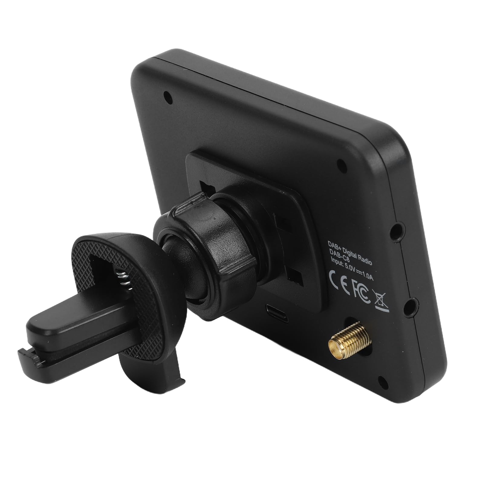 Denash Adaptateur Radio Numérique Dab dans la Voiture, Transmetteur FM Bluetooth 5.0 avec écran TFT 2,8 Pouces pour Un Son Cristallin et des Mises à Jour en Temps Réel