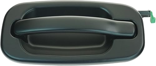 Miniatura 393 de TRQ Manija de la puerta exterior trasera izquierda del lado del conductor negra compatible con Honda Civic 2001-2005