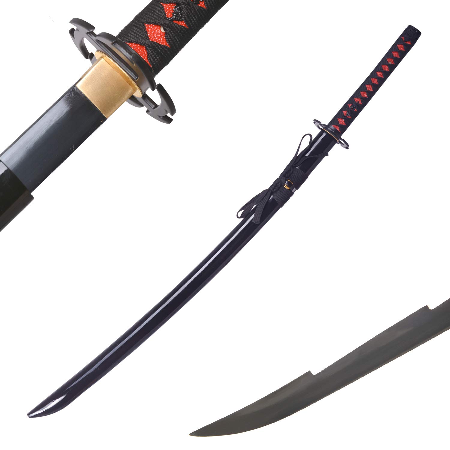 SV Handmade Sharp 1045 Medium Carbon Steel Ichigo Sword Anime Sword 43 inches