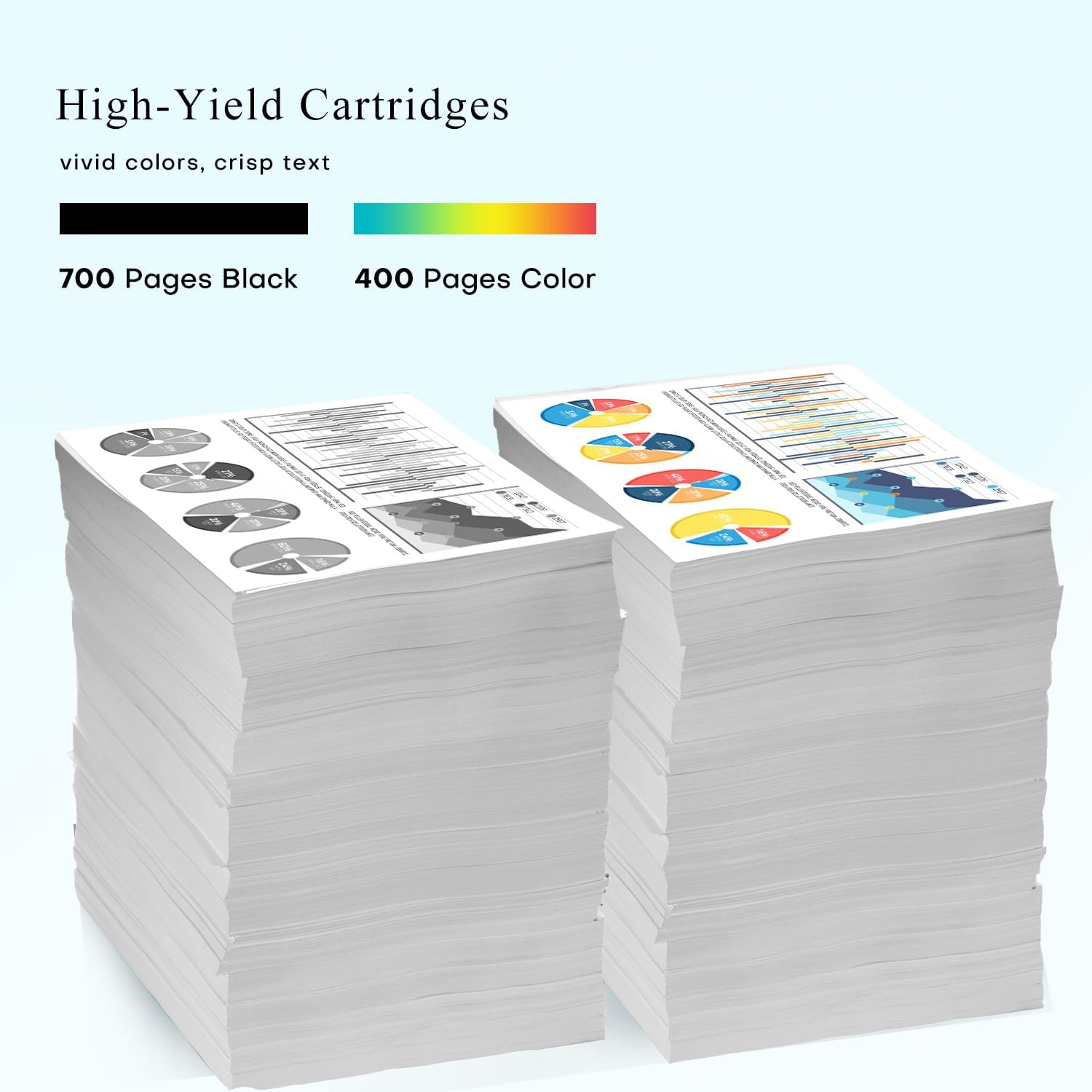 Inktopia Remanufactured for 61XL 61 XL Ink Cartridges High Yield (1 Black 1 Tricolor) for HP Envy 4500 5530 5534 Deskjet 1000 1512 2540 3050 3510 Officejet 4630 2620 4632 Printer
