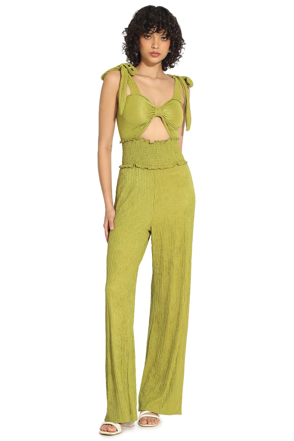 Women's Green Jumpsuit-CHN-6387_Green-image-21